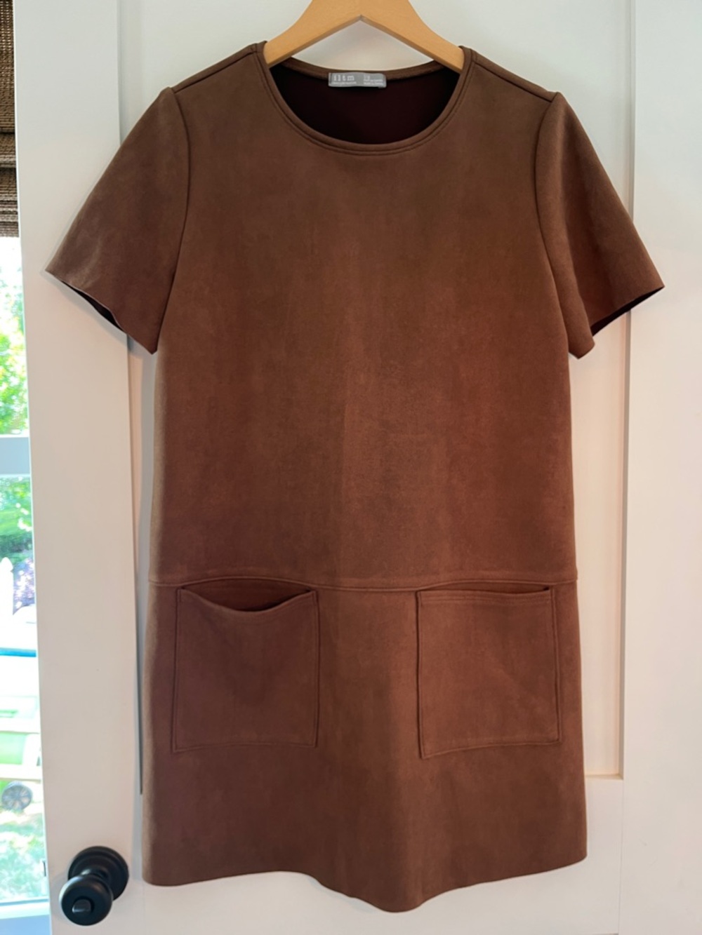 iltm Faux Suede Brown Dress